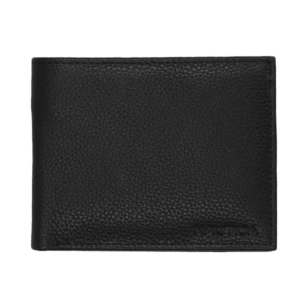 B3038RS - Cartera bi-fold de piel NEGRO casuales fashion para hombre C –