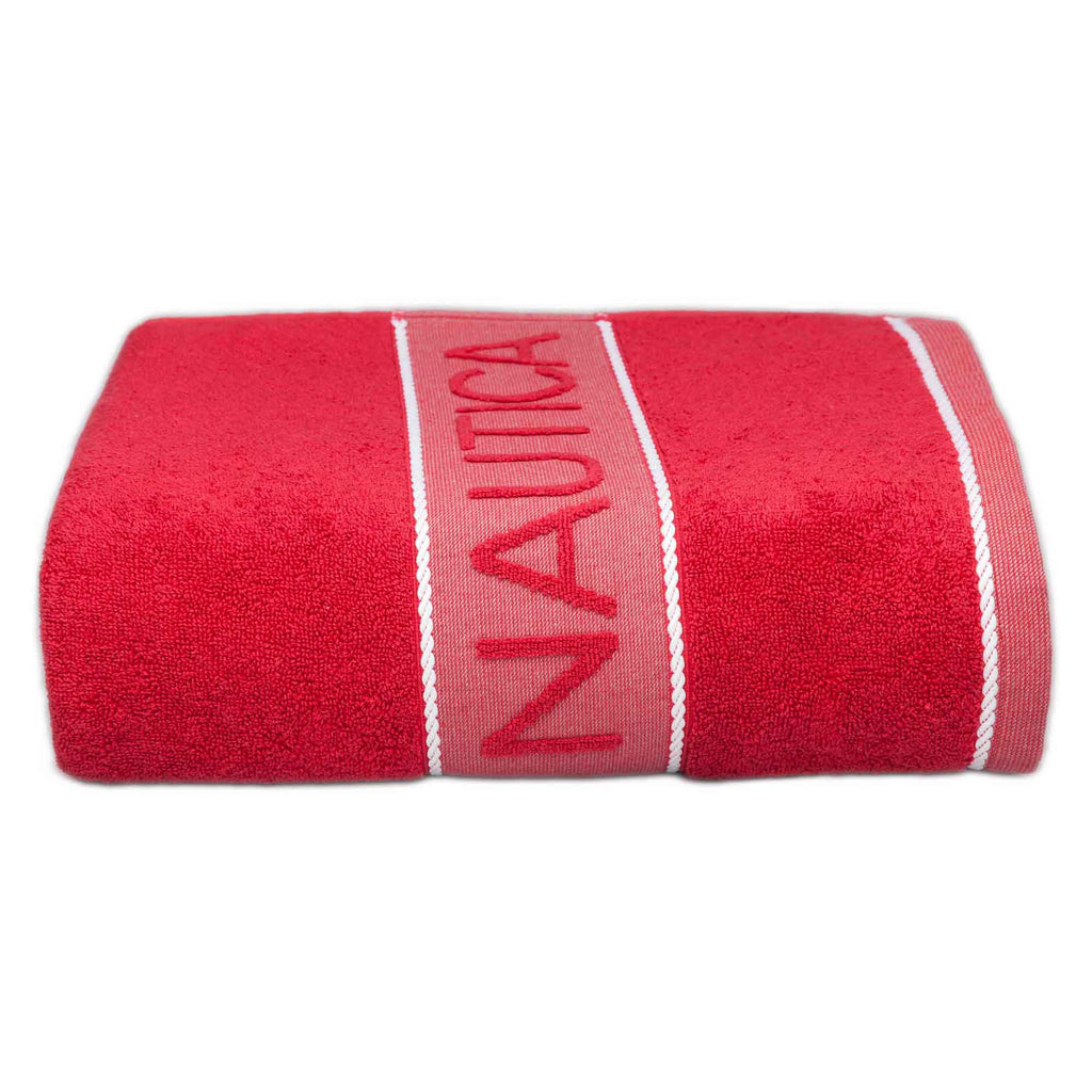 Toalla nautica mainsheet - medio baño / rojo - toallas de 