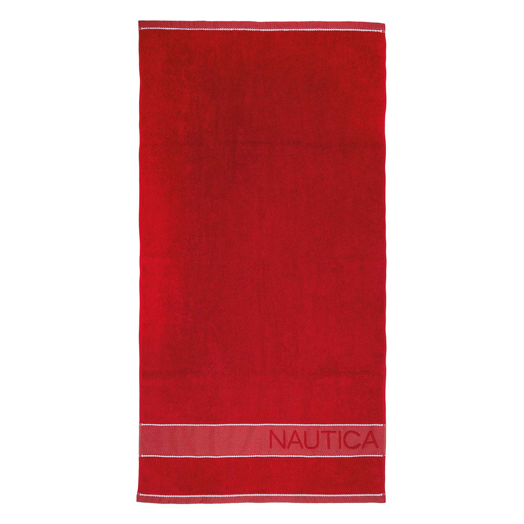 Toalla nautica mainsheet - medio baño / rojo - toallas de 