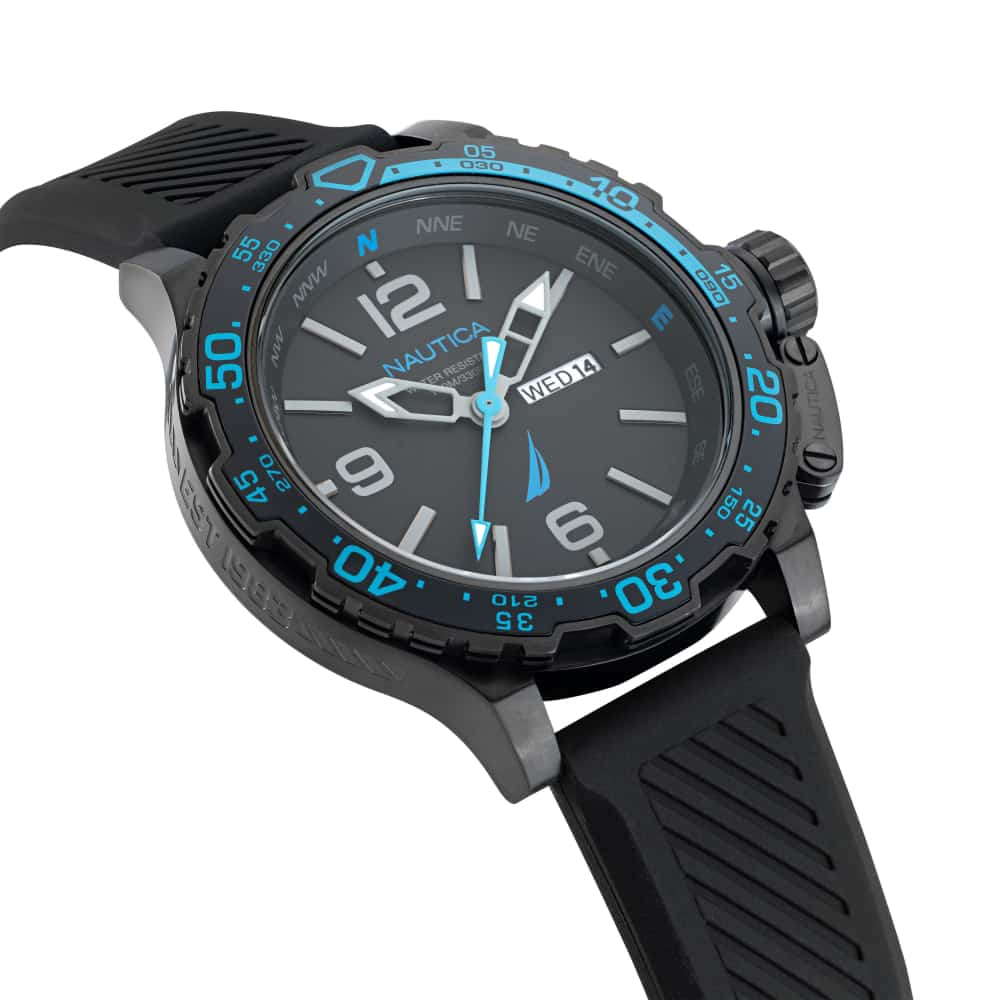 Reloj nautica negro online hombre