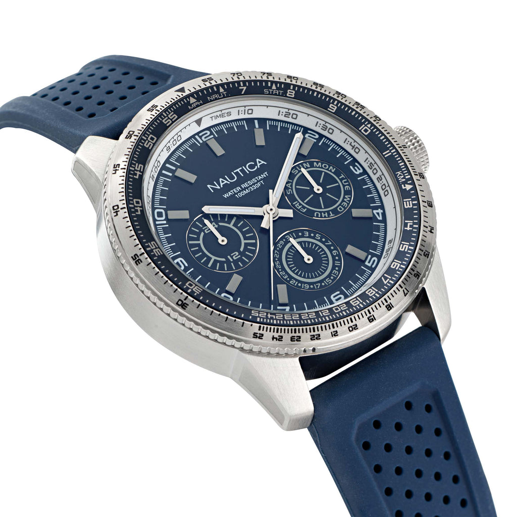 Reloj nautica caballero pier 39 multifunción - azul - 