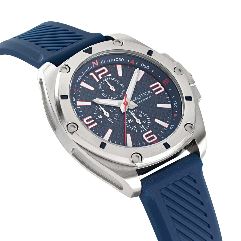 Reloj nautica caballero tin can bay multifunción - azul - 