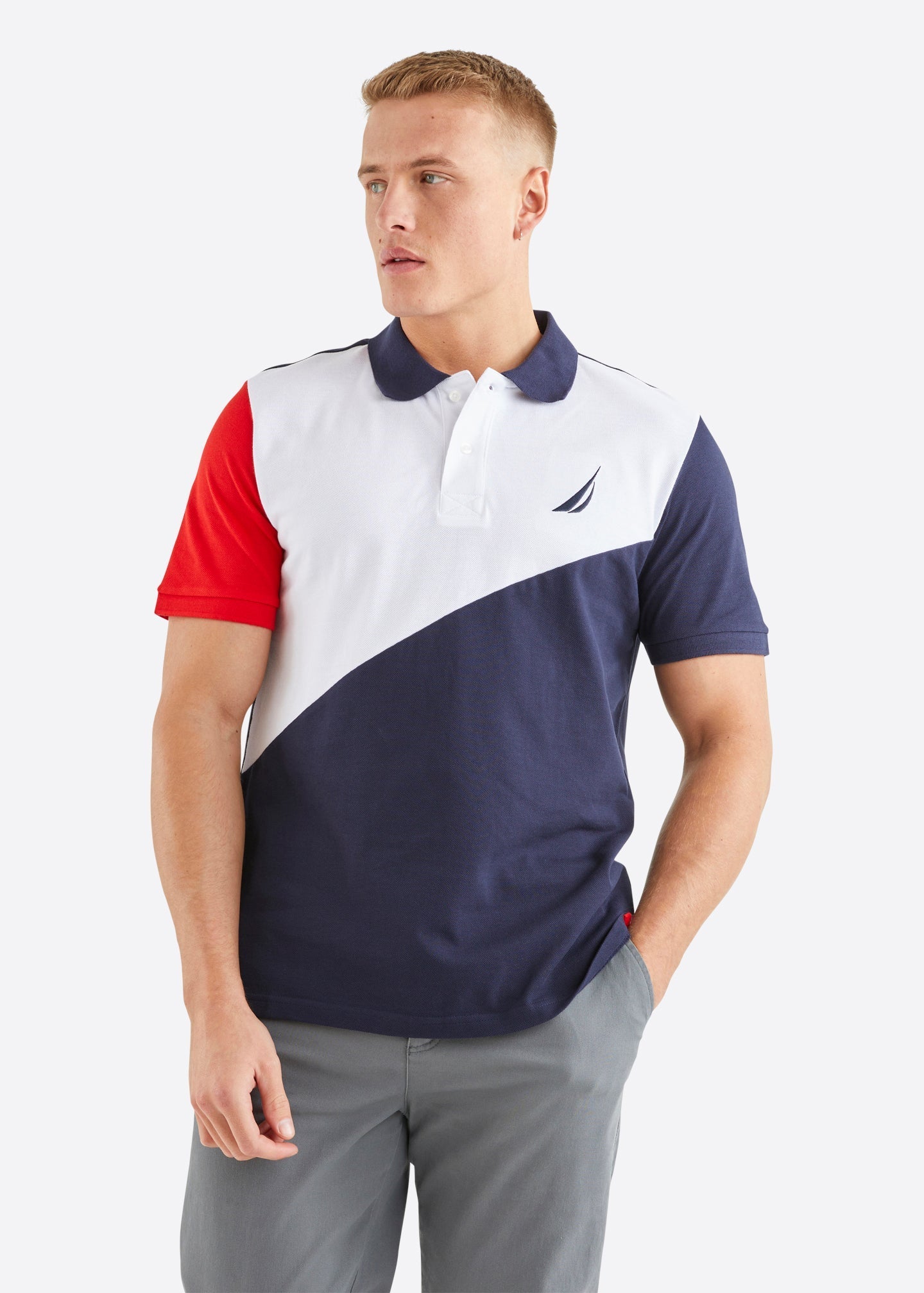 Náutica Playeras De Hombre Cuello V Nautica Camiseta Básica Con