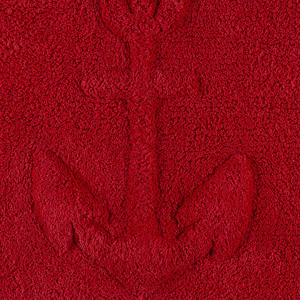 Tapete de baño sculpted anchor - rojo - tapetes
